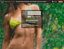 Tablet Screenshot of musclelove.com